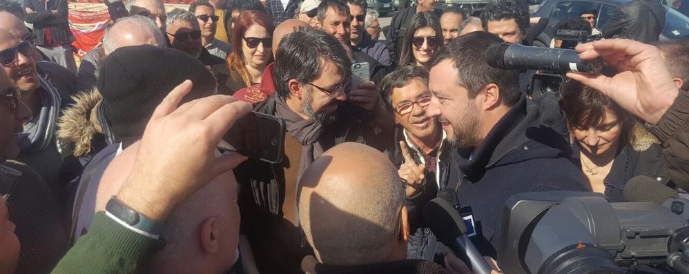 La crisi K-Flex: Matteo Salvini al presidio di Roncello giovedì 9 marzo