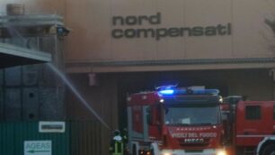 I vigili del fuoco al lavoro alla Nord compensati