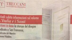 Il volume della Treccani “L’Italia e i Santi”