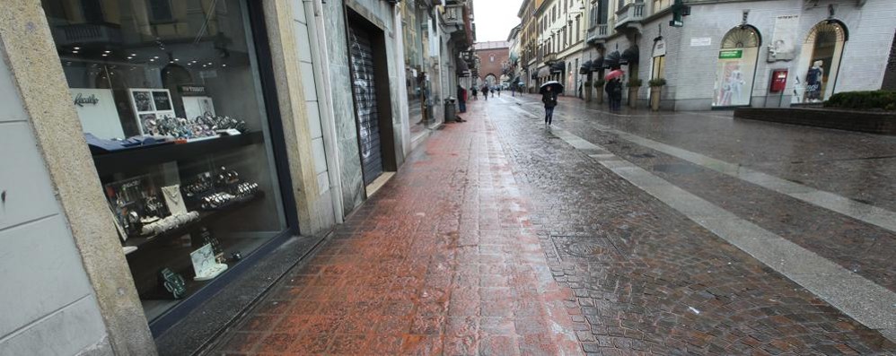 Cos’ si presentavano oggi le strade di Monza