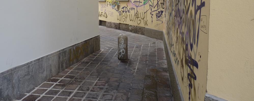 Un’immagine di repertorio del vicolo