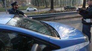 Una pattuglia della polizia