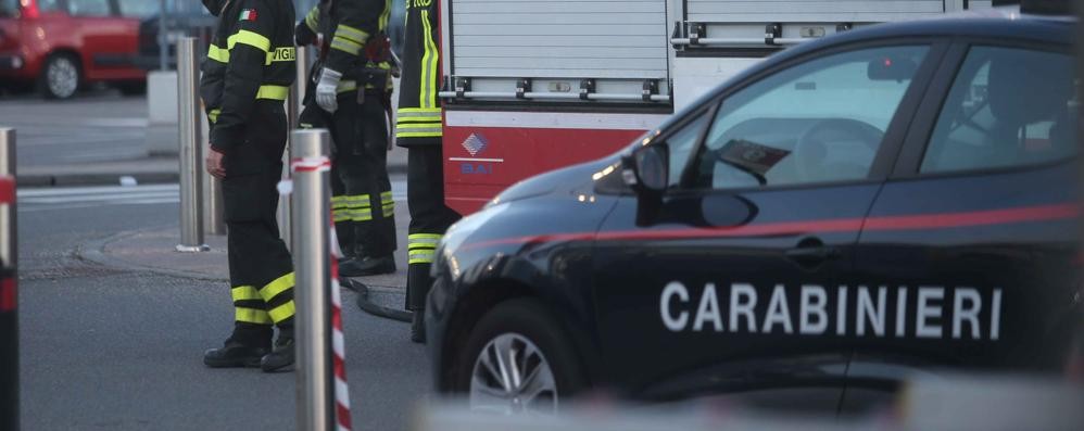 Un recente intervento dei carabinieri a Brugherio