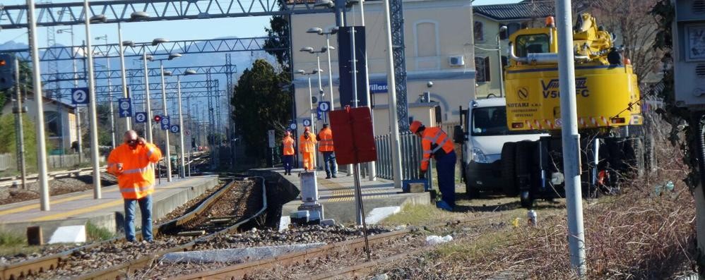 La stazione ferroviaria di Villasanta dopo la morte del 50enne