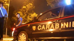 Un controllo dei carabinieri