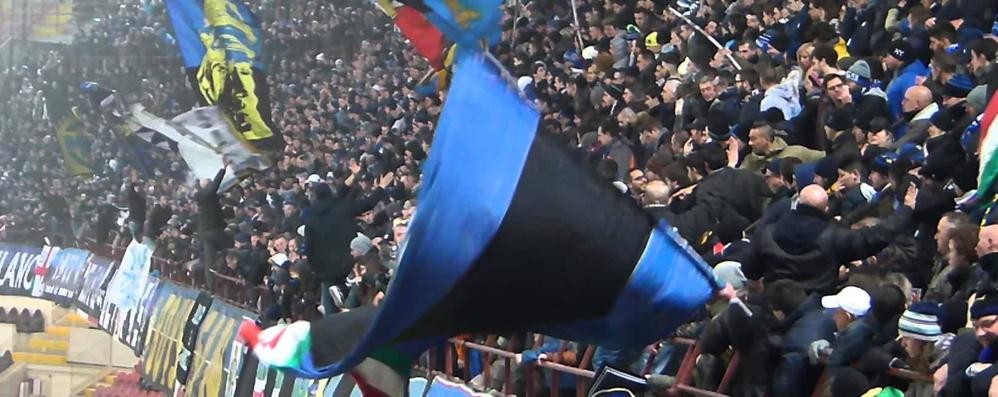 La curva nord dell’Inter