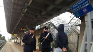 i carabinieri alla stazione di Cesano Groane