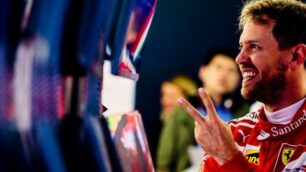 Sebastian Vettel - foto Scuderia Ferrari su Facebook