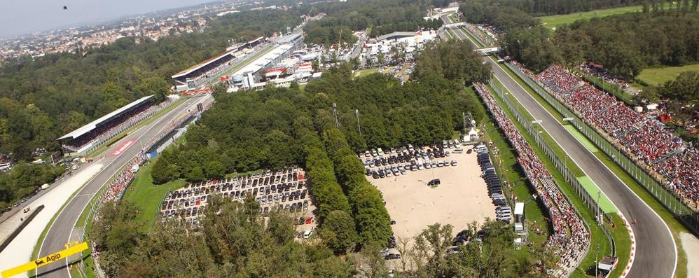 Monza01 Panoramica aerea dell'autodromo di Monza