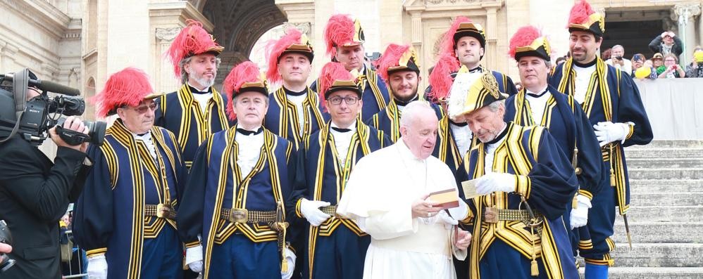 Alabardieri di Monza  a San Pietro - foto Meta