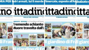 Le prime pagine del Cittadino in edicola sabato 1 aprile