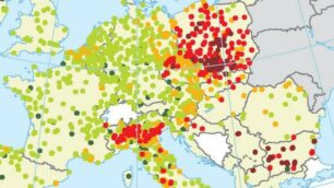 La concentrazione dell’inquinamento da Pm 10 in Italia e in Europa