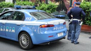 Una pattiglia della polizia