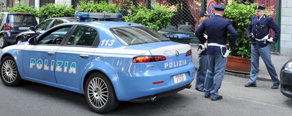 Una pattiglia della polizia