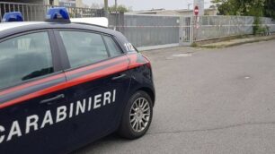 I carabinieri in via Bramante