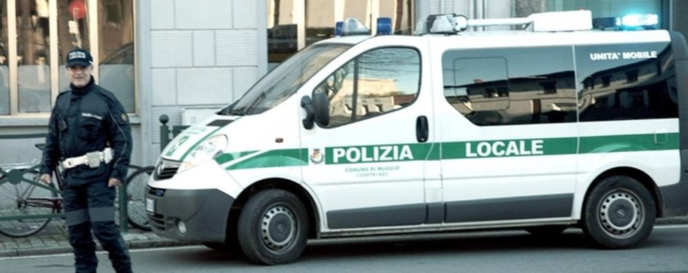 La polizia locale di Muggiò