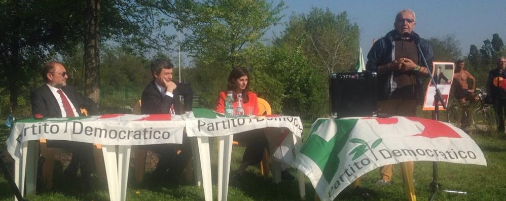 Monza Andrea Orlando alla Boscherona al Giardino della legalità