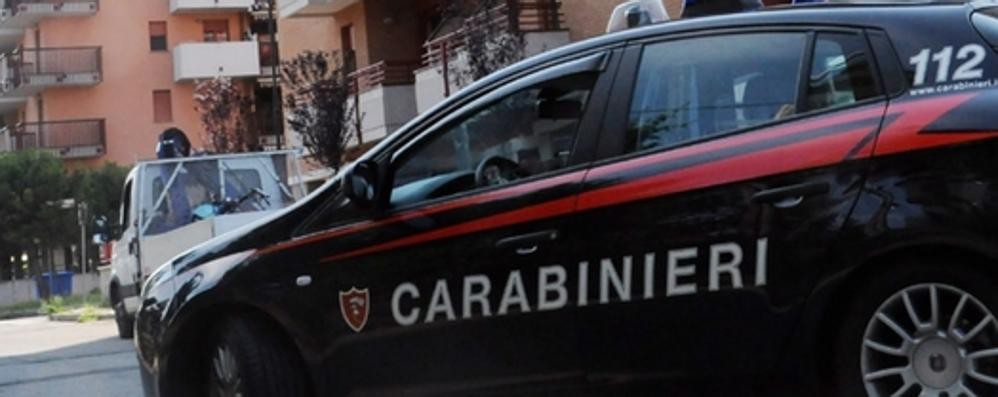 Un controllo dei carabinieri