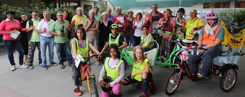 Lo scorso settembre festa per il concorso dedicato alla bicicletta