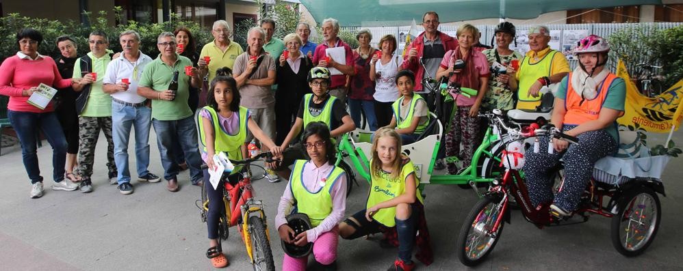 Lo scorso settembre festa per il concorso dedicato alla bicicletta