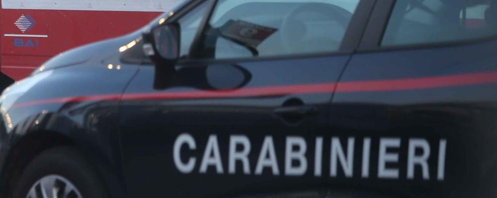 Un’auto dei carabinieri