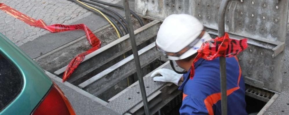 Un vero tecnico Enel al lavoro