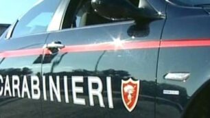 Sul posto i militari della locale stazione