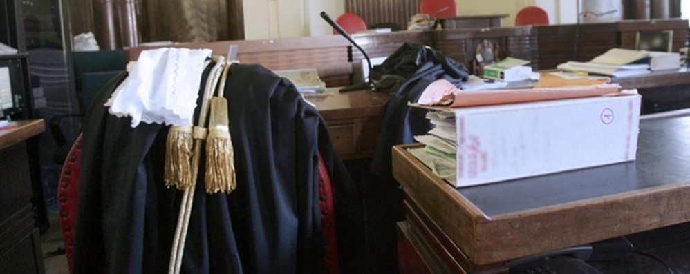 Un’aula di tribunale