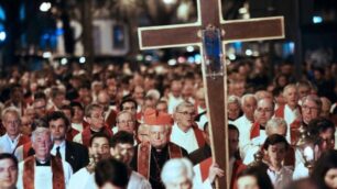 La Via Crucis con il cardinale Angelo Scola