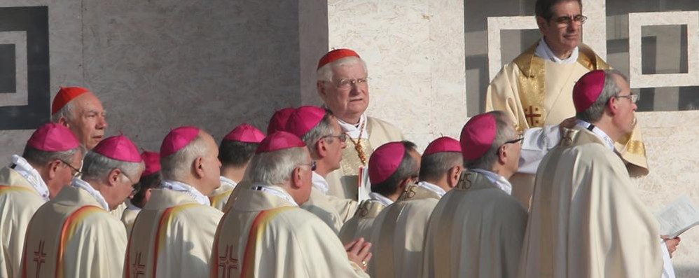 Il cardinale Scola a Monza per la messa di Papa Francesco