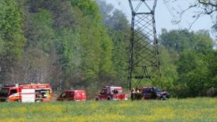 Incendio nel parco delle Groane tra Cogliate e Misinto a Pasqua - foto Edoardo Terraneo