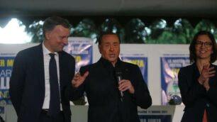 Berlusconi a  Monza per il candidato sindaco Dario Allevi