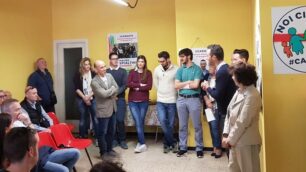 Un'immagine della presentazione della lista di sabato 13 maggio