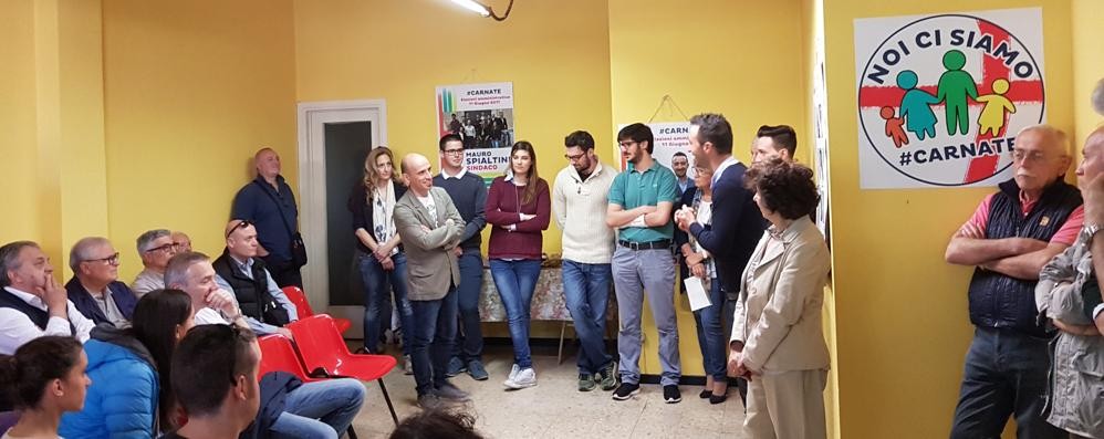 Un'immagine della presentazione della lista di sabato 13 maggio