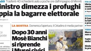 prima pagina cittadino giovedi' 4 maggio 2017