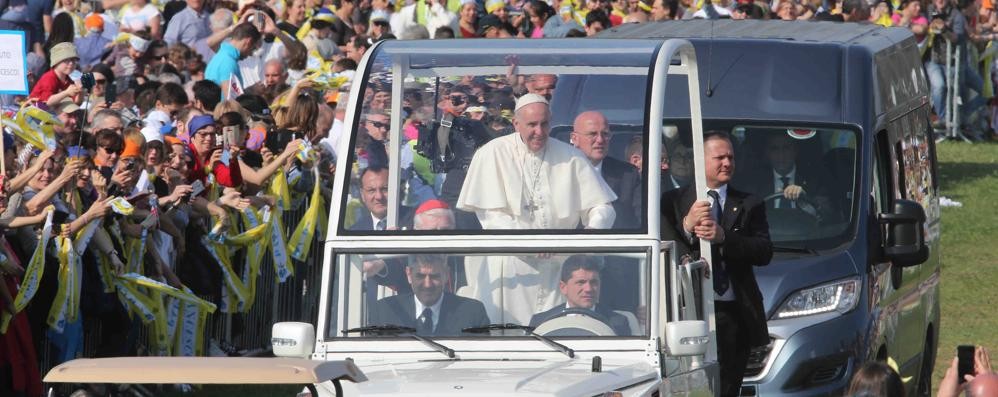 Papa Francesco al parco di Monza