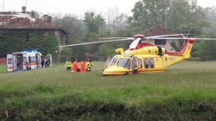 Triuggio, incidente ciclista alla Canonica domenica 7 maggio - foto Terraneo