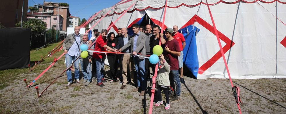 Monza Scuola di arti circensi inaugurata nel quartiere Cantalupo