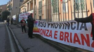 Una protesta dei sindacati della Funzione pubblica