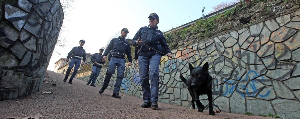 Monza Controlli antidroga nucleo cinofili polizia di stato