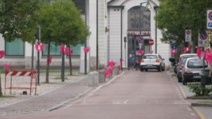 Così è stata addobbata Muggiò per la Fiera dei mercanti alla quale è legata la celebrazione della festa della mamma. Una manifestazione della quale il Cittadino è media partner