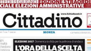 prima pagina il cittadino giovedì 8 giugno