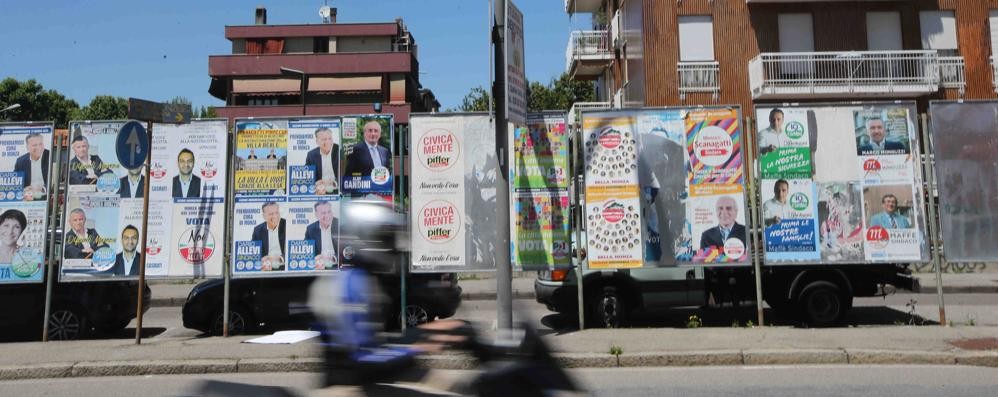 Monza Elezioni amministrative Tabelloni elettorali