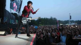 Billie Joe Armstrong dei Green Day agli I-Days