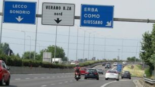 Il luogo dell’incidente sulla Valassina
