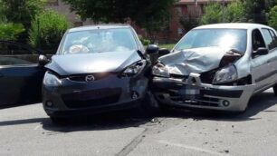 Giussano, incidente in via Foscolo martedì 20 giugno