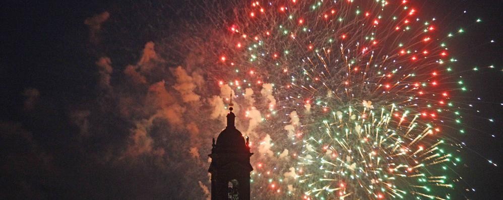 Monza Fuochi artificio festa san Giovanni