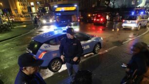 Una pattuglia della polizia