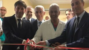 Monza, inaugurazione blocco angiografico