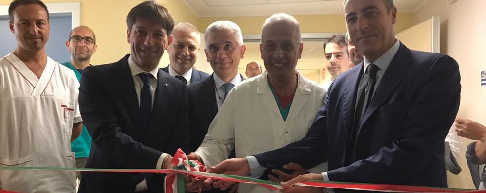 Monza, inaugurazione blocco angiografico